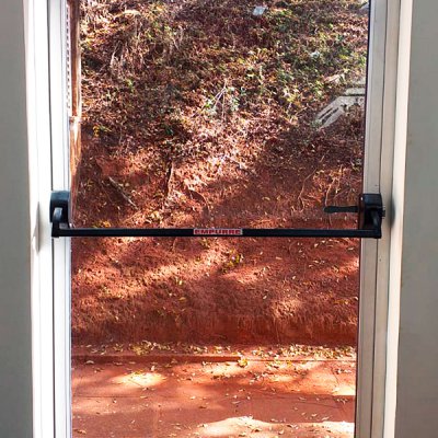 Barra Antipânico Simples Push para Porta com Perfil Alumínio